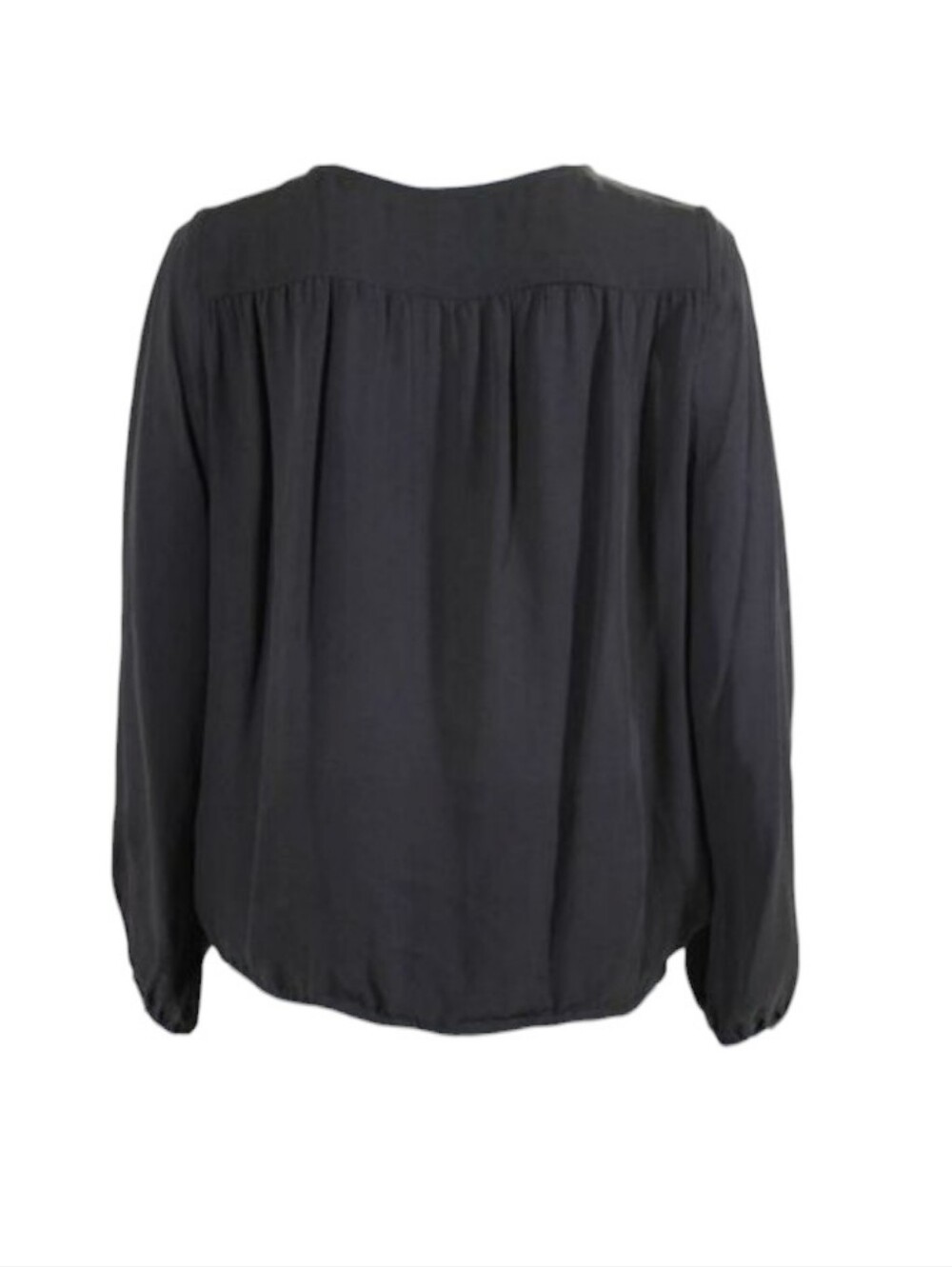 Joie grey faux wrap blouse size M - Picture 4 of 5